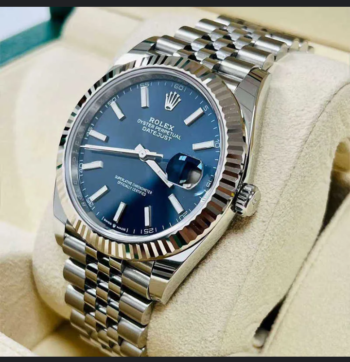 Chrome Blue 41mm Rolex 005