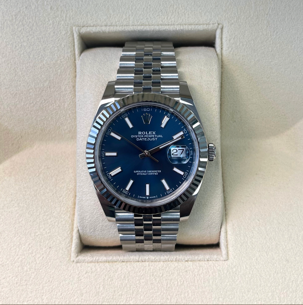 Chrome Blue 41mm Rolex 005