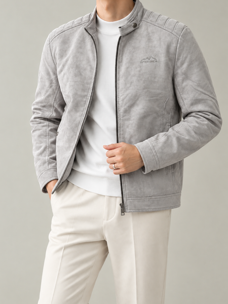The Light Grey Heritage Faux Jacket