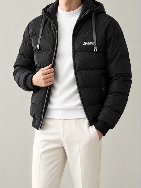 The Double-Sided Black Puffer Jacket