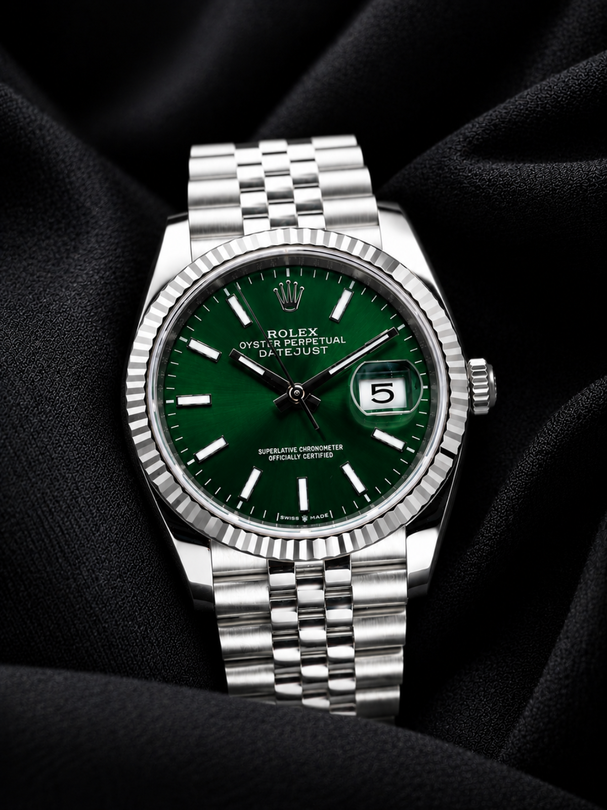 Rolex Emerald Green Executive Watch