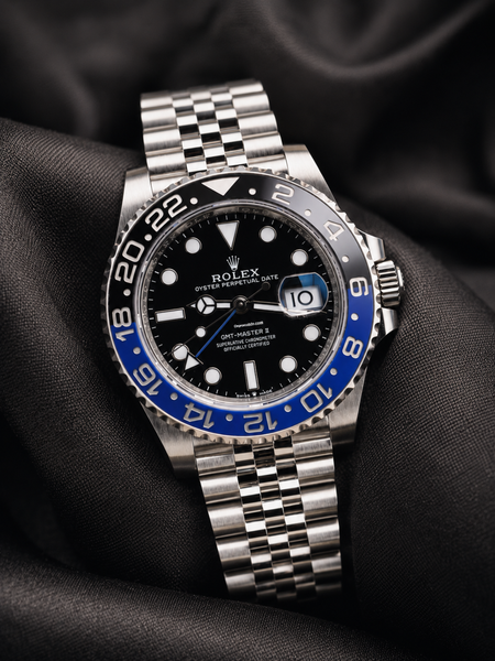 Rolex Blue & Black GMT Master II Jubilee Watch