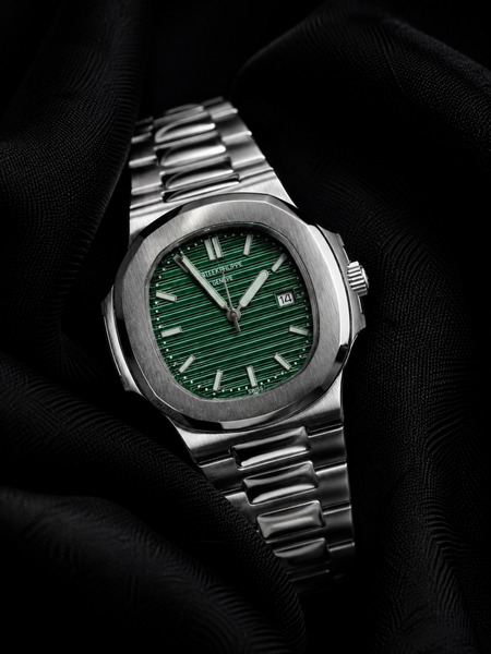 Patek Philippe Nautilus Olive Dial Stainless Steel