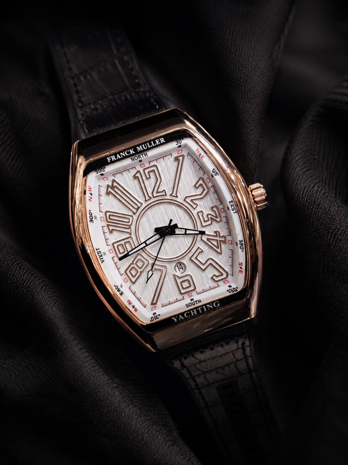 Franck Muller Royal Rose Gold Vanguard Watch