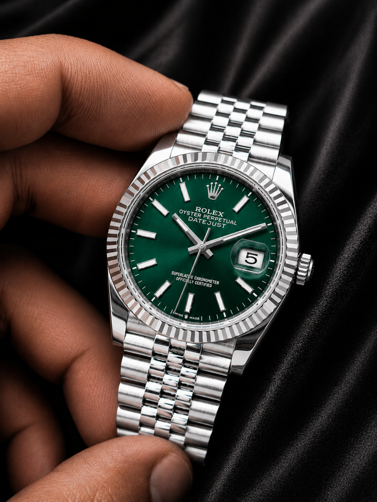Rolex Emerald Green Executive Watch
