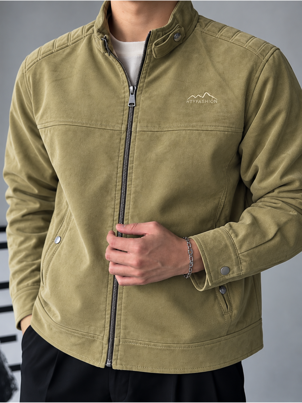 The Olive Heritage Suede Jacket