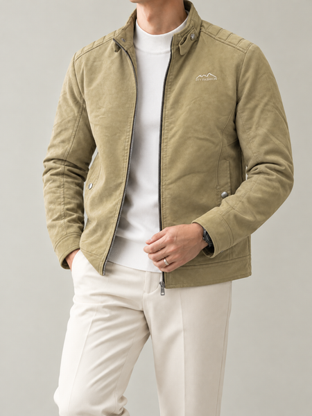 The Olive Heritage Faux Jacket