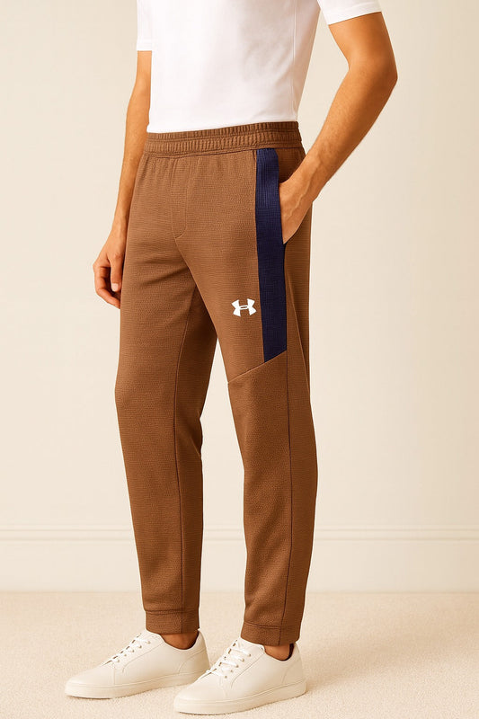 WAFFLE ULTRA FIT TROUSERS-NEON BROWN