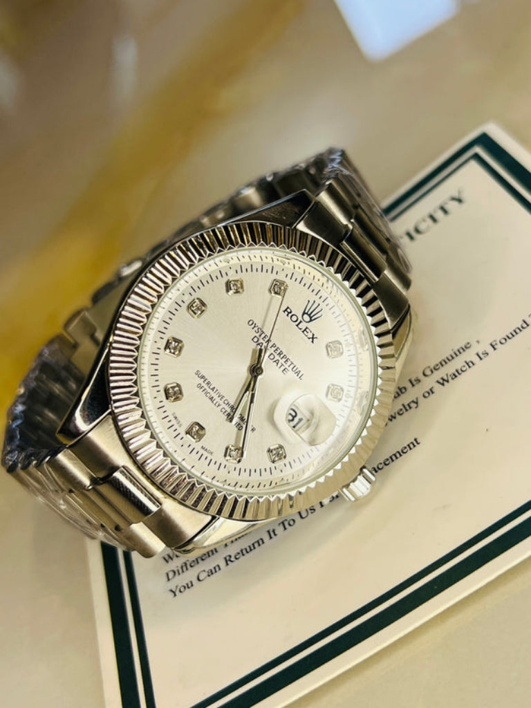 Premium Silver Rolex 006