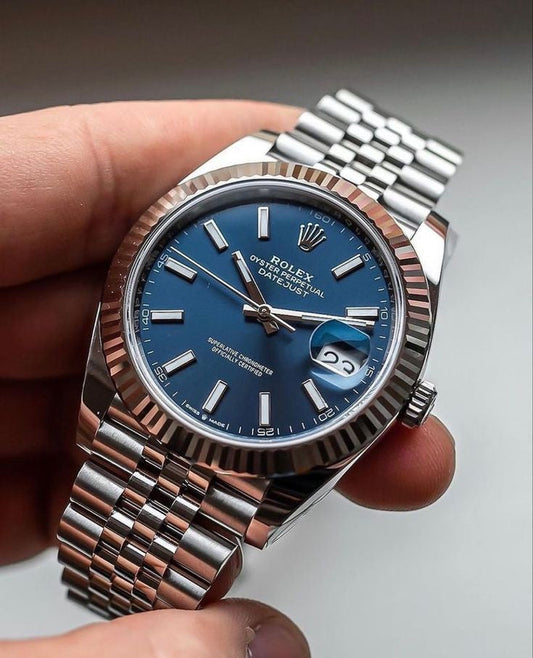 Chrome Blue 41mm Rolex 005