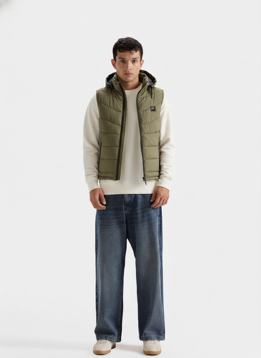 SLEEVLESS REMOVABLE & DETACHABLE JACKET