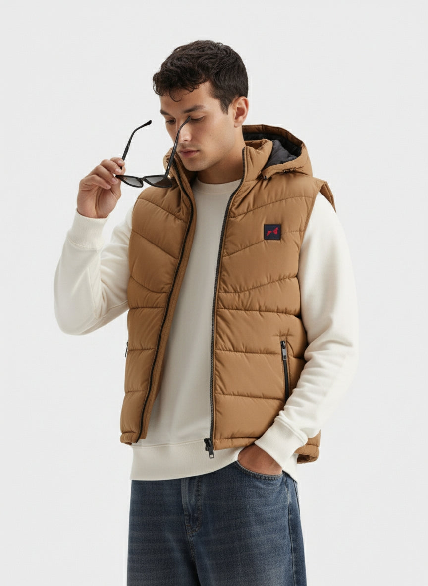 SLEEVLESS REMOVABLE & DETACHABLE JACKET